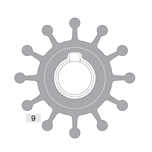Johnson Pump Impeller voor F5
