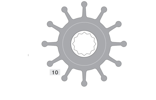 Johnson Pump Impeller voor F5