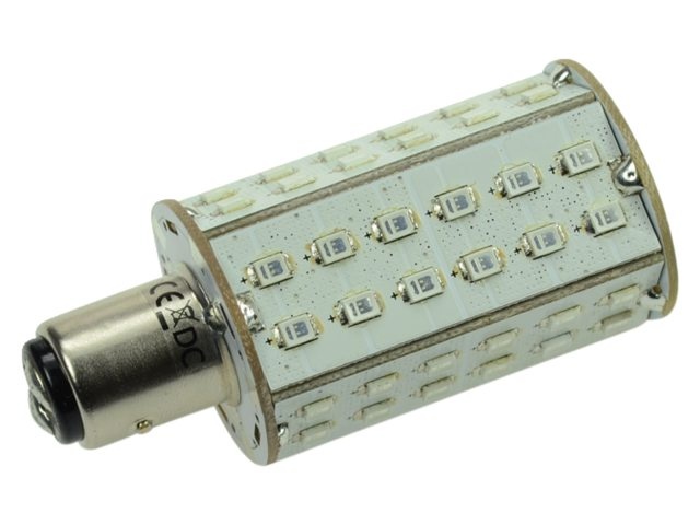 Ledlamp led60 10-30V BAY15D red - 4.8 watt