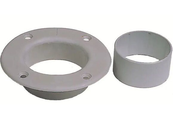 Optiparts - Delrin dekring met kraag