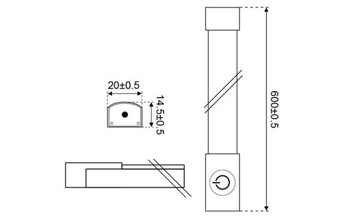 Ledlamp led123 12-14V lichtstrip