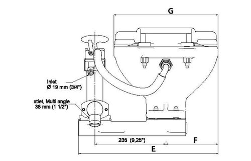 Toilet Large turn2lock