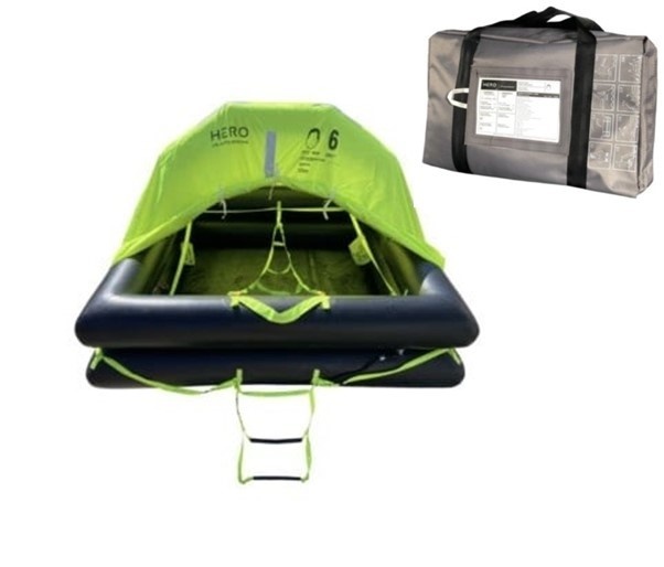 Reddingsvlot Standard International 4p tas