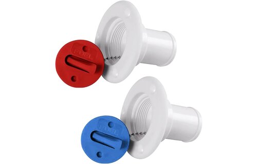 Dekvuldop kunststof - Wit