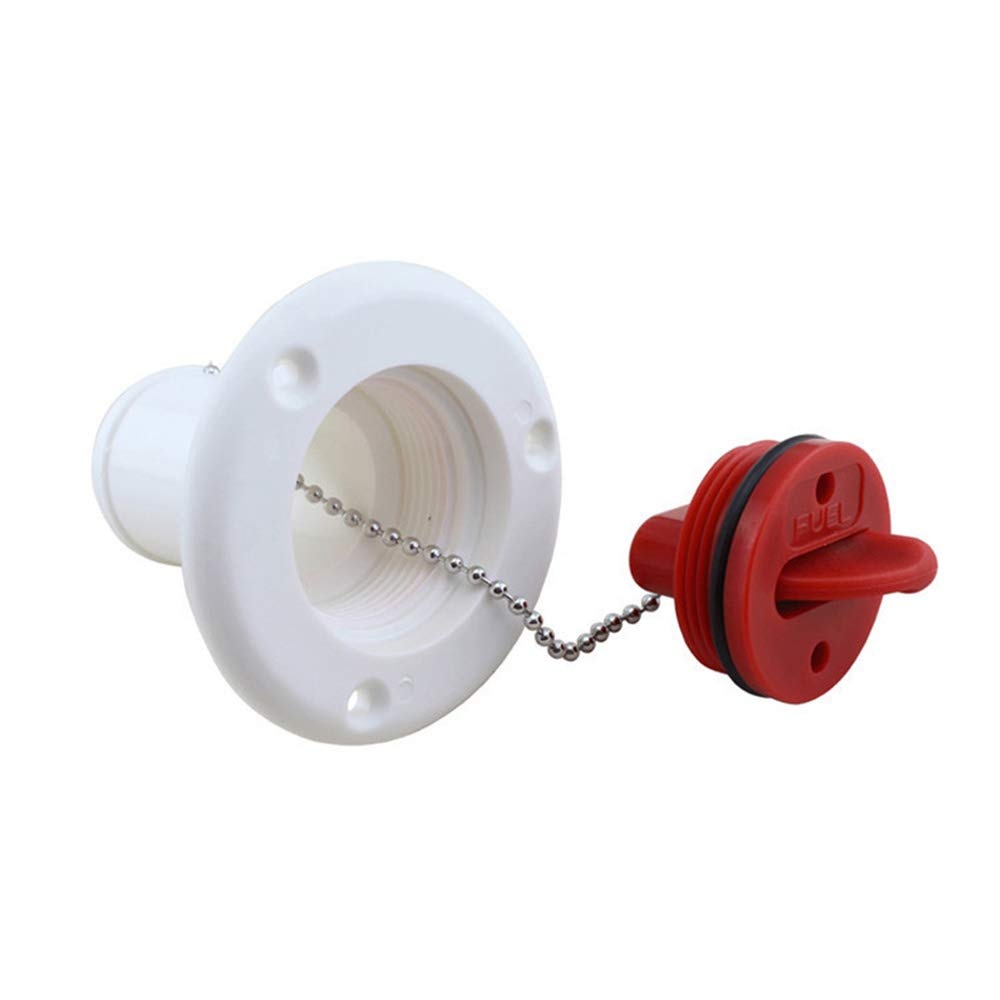 Dekvuldop kunststof - Wit