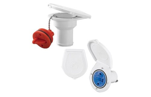 Dekvuldop met afdekklep