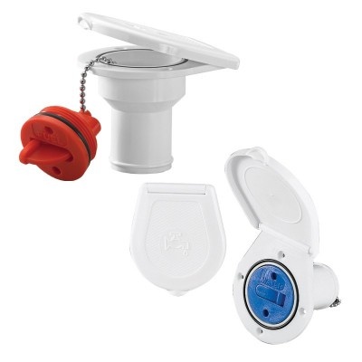 Dekvuldop met afdekklep