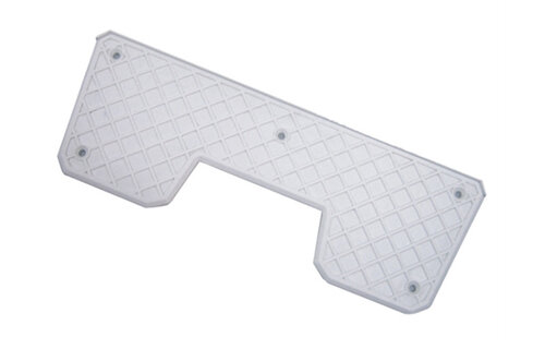 Spiegelbeschermplaat - wit