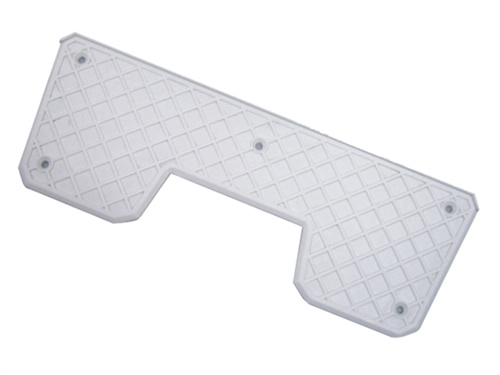 Spiegelbeschermplaat - wit