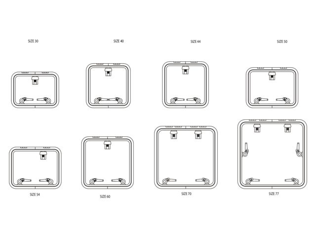 Lewmar Medium Profile luiken