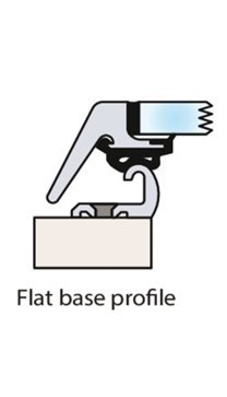 Lewmar Ocean luiken flat base profiel