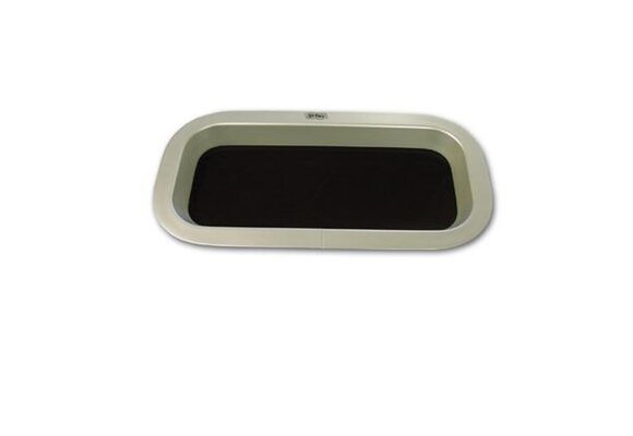 Gebo patrijspoort rechthoekig vast