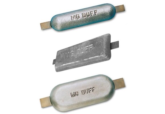 MgDuff huid/roer anode aluminium
