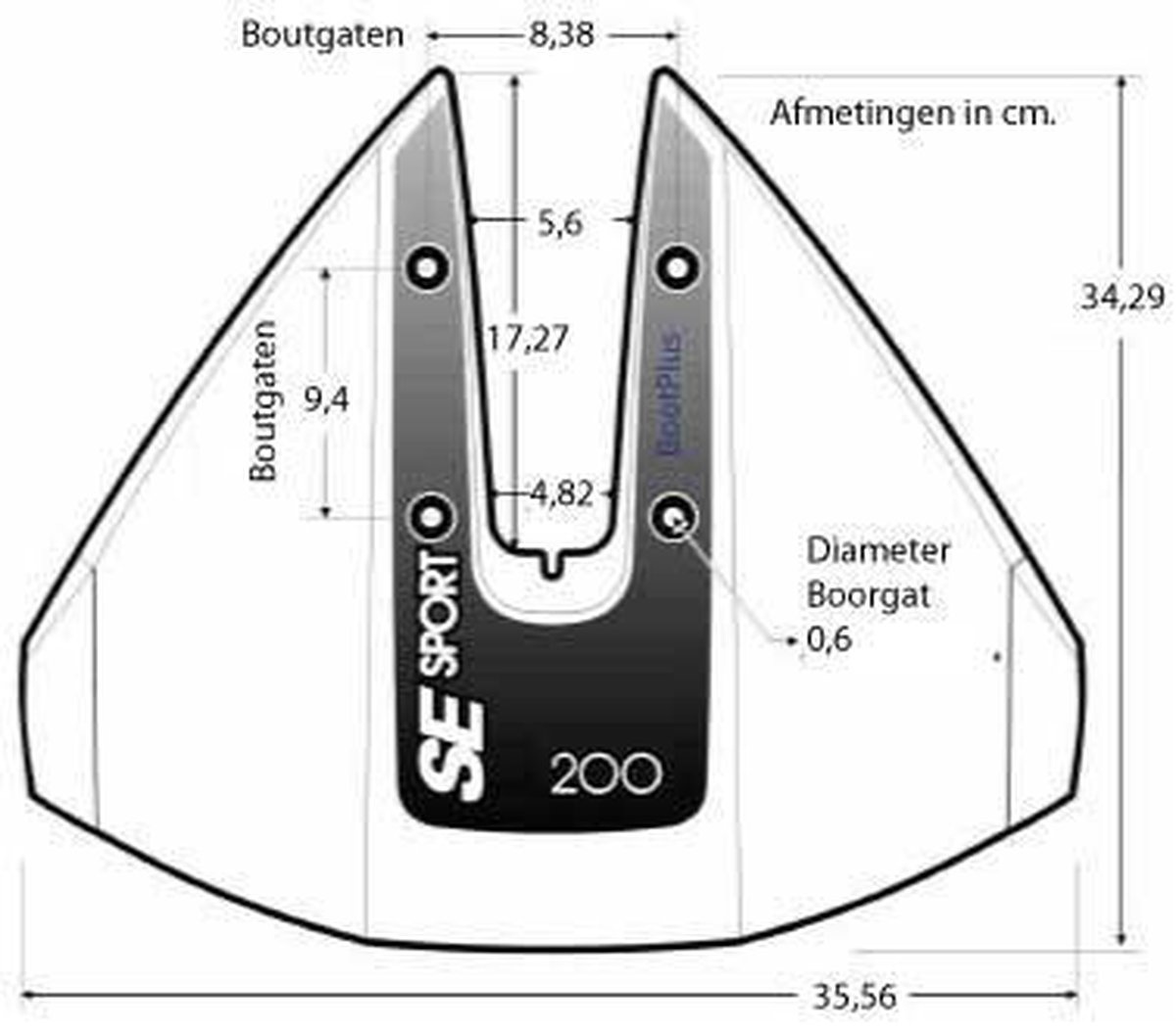 SE SPORT 200 trimvlak hydrofoil