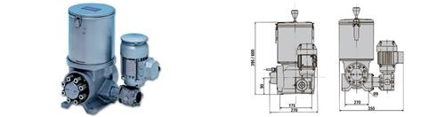 Ambi reservoir met huis 5000 vetsmeerapparaat