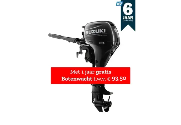 Suzuki buitenboordmotor 8 pk – DF8A - Kortstaart – Zwart