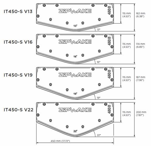 Zipwake interceptor 450S V kabel 3m