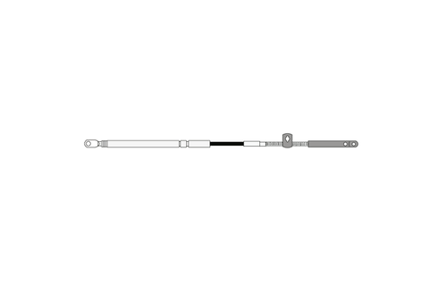 SeaStar CC189 Xtreme schakelkabel Mercury (GENII) - Mercruiser