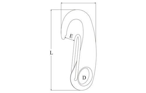 Talamex klephaak met oog