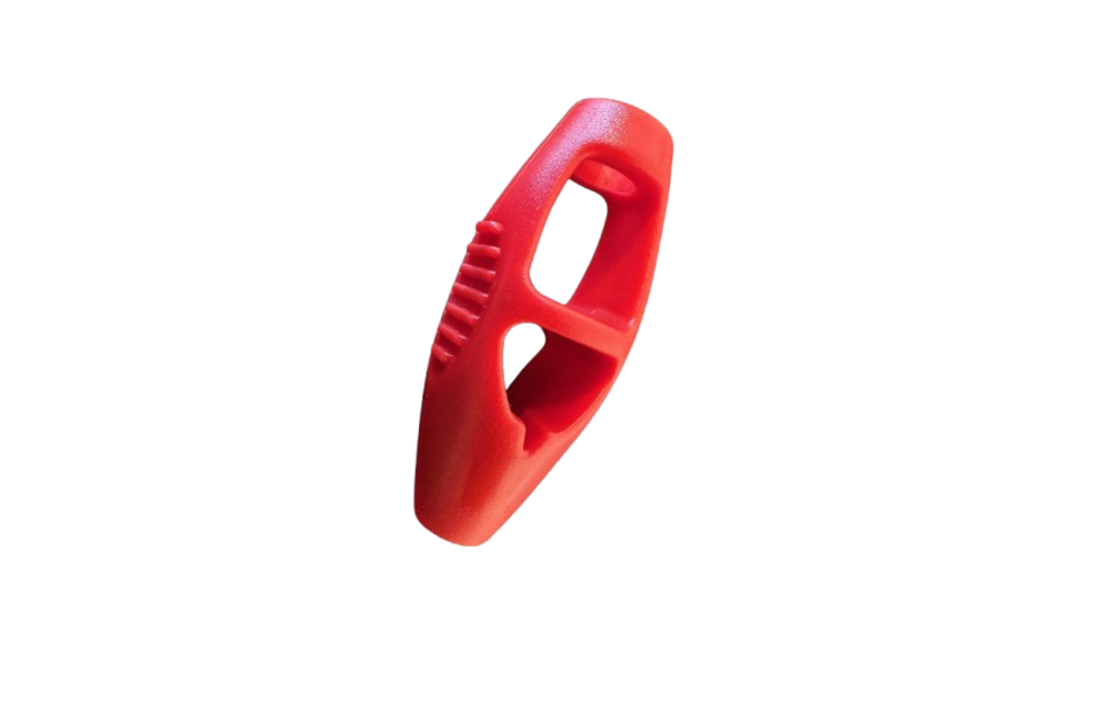 Allpa Kunststof clip voor elastiek Ø8mm  rood