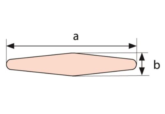 Zeillat kunststof | prijs per 5 stuks