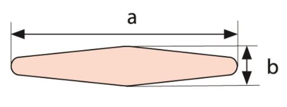 Zeillat kunststof | prijs per 5 stuks