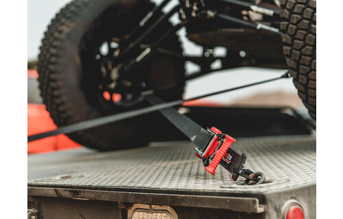 Speedstrap 38 mm Ratchet Tie-down, haak en lus, 300 cm, zwart, 2 st.