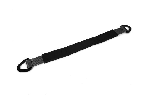 Speedstrap 50 mm Axle strap verlenging, D-ringen en hoes, 76 cm, zwart