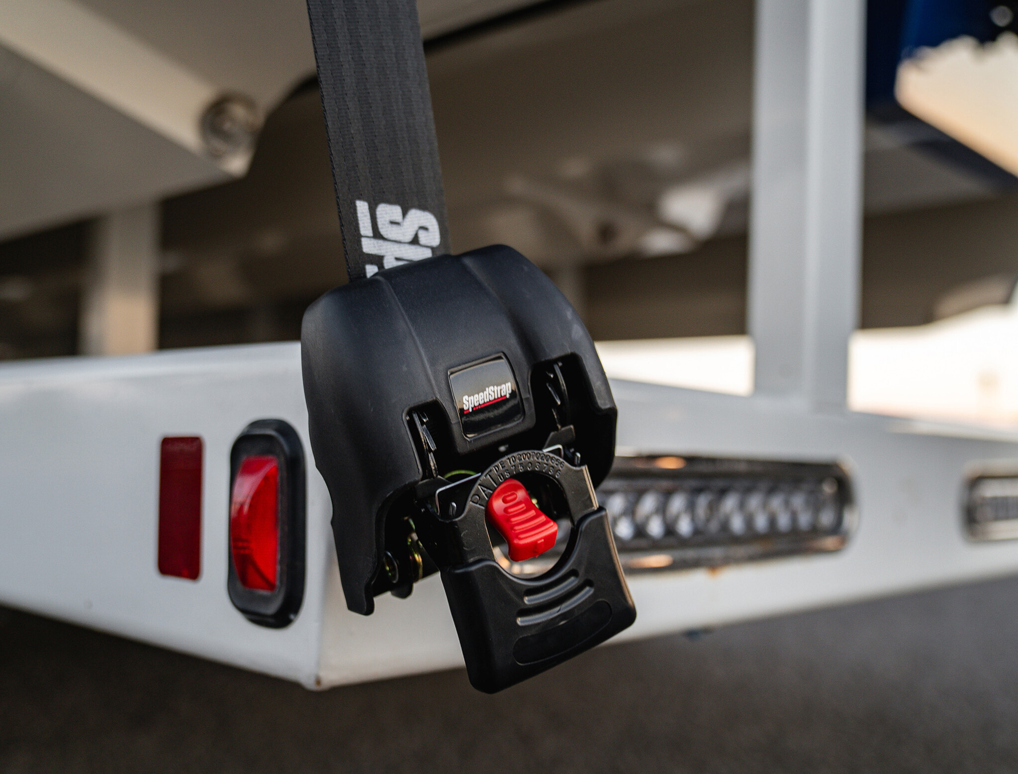 Speedstrap Tie-down automatisch oprolbare spanbanden, stalen ratel, 2 st.