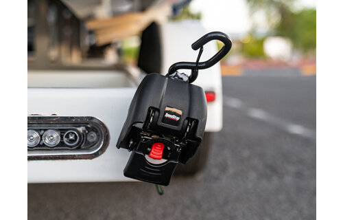 Speedstrap Tie-down automatisch oprolbare spanbanden, stalen ratel, 2 st.