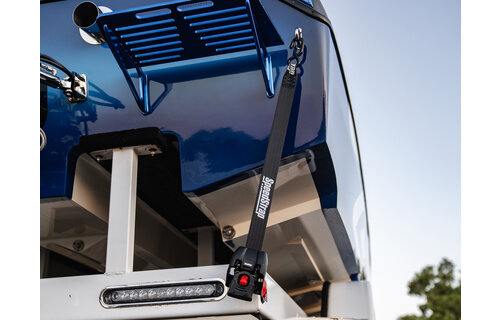 Speedstrap Tie-down automatisch oprolbare spanbanden, rvs ratel, 2 st.