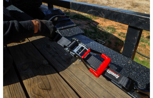 Speedstrap 50 mm Heavy Duty Kit, Ratchet Tie-down, haak en lus, 300 cm, zwart