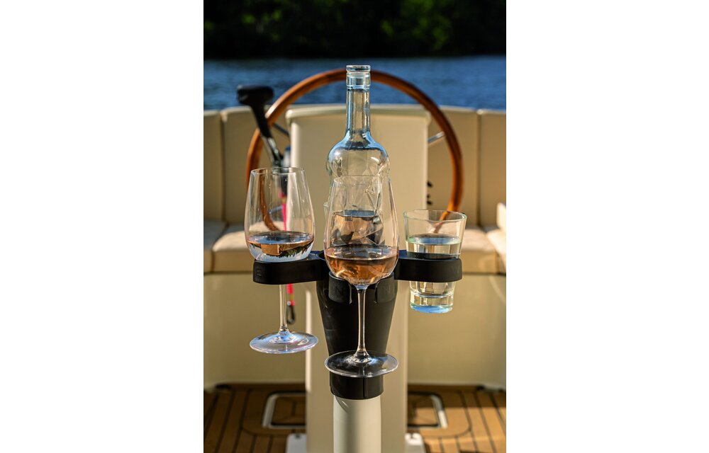 Stilla fles- en bekerhouder voor de boot