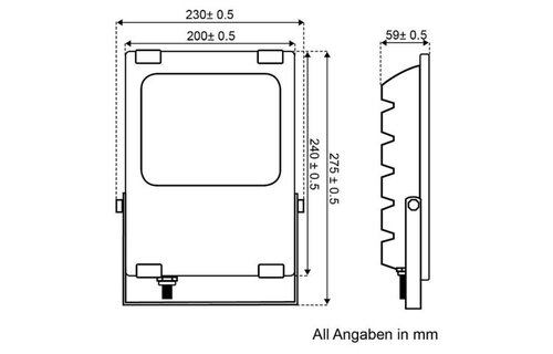 Led schijnwerper 10-30V 5700K