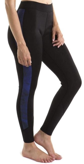 Jobe verona legging 1.5 mm reversible | indigo blue