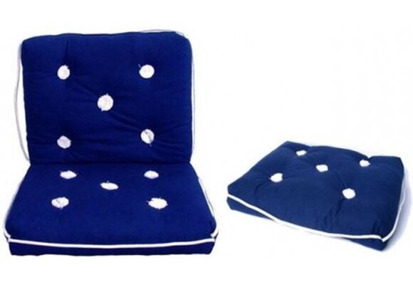 Talamex bootkussen - Kapok Kussen | blauw