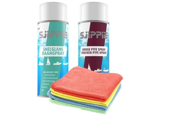 Sjippie schone ramen en droge smering pakket