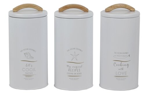 Menorca Opbergset White - L - 3 stuks