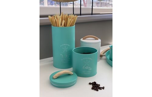 Menorca Opbergset Turquoise- L - 3 stuks