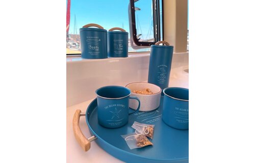 Menorca Opbergset Blauw - L - 3 tuks