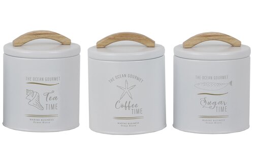 Menorca Opbergset Wit - S - 3 stuks