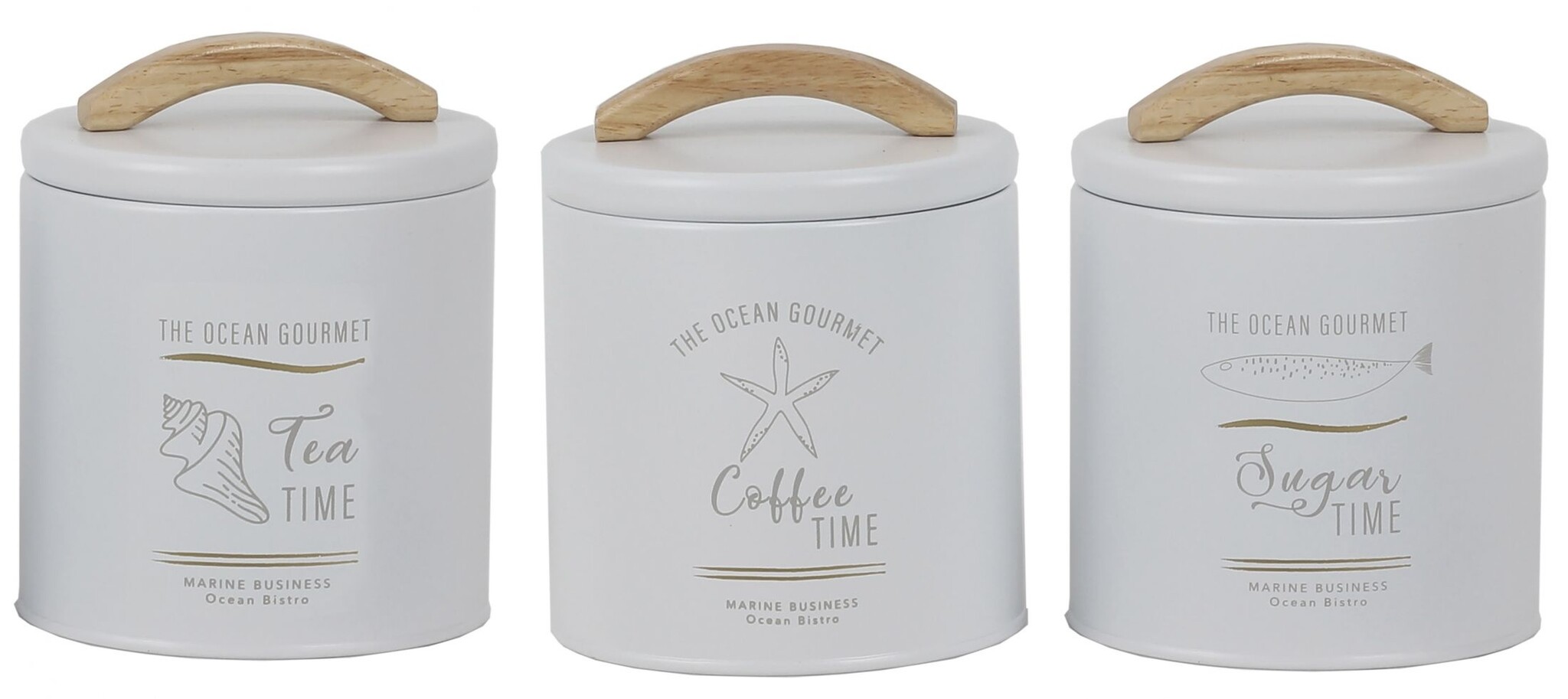 Menorca Opbergset Wit - S - 3 stuks