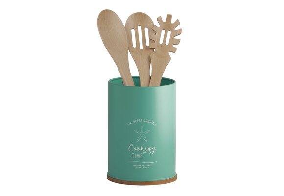 Menorca Keukengerei & houder Turquoise