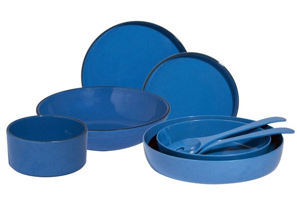 Maldivas bootservies blauw