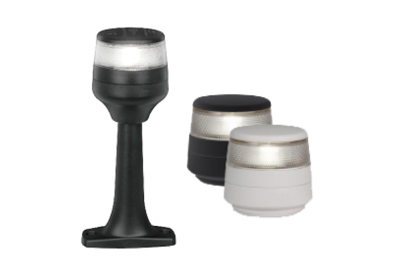 Hella wit rondschijnend toplicht NAVILED  360° BSH - zwart huis compact