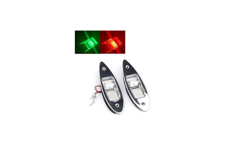 TM LED Rompbevestiging Navigatielamp RVS - Set