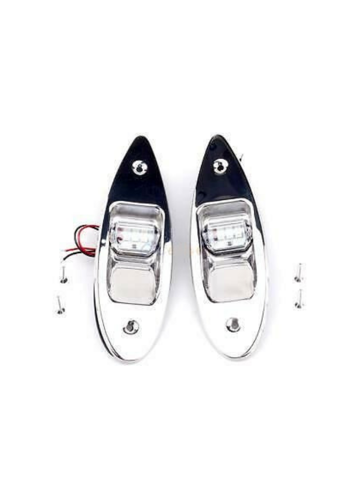 TM LED Rompbevestiging Navigatielamp RVS - Set