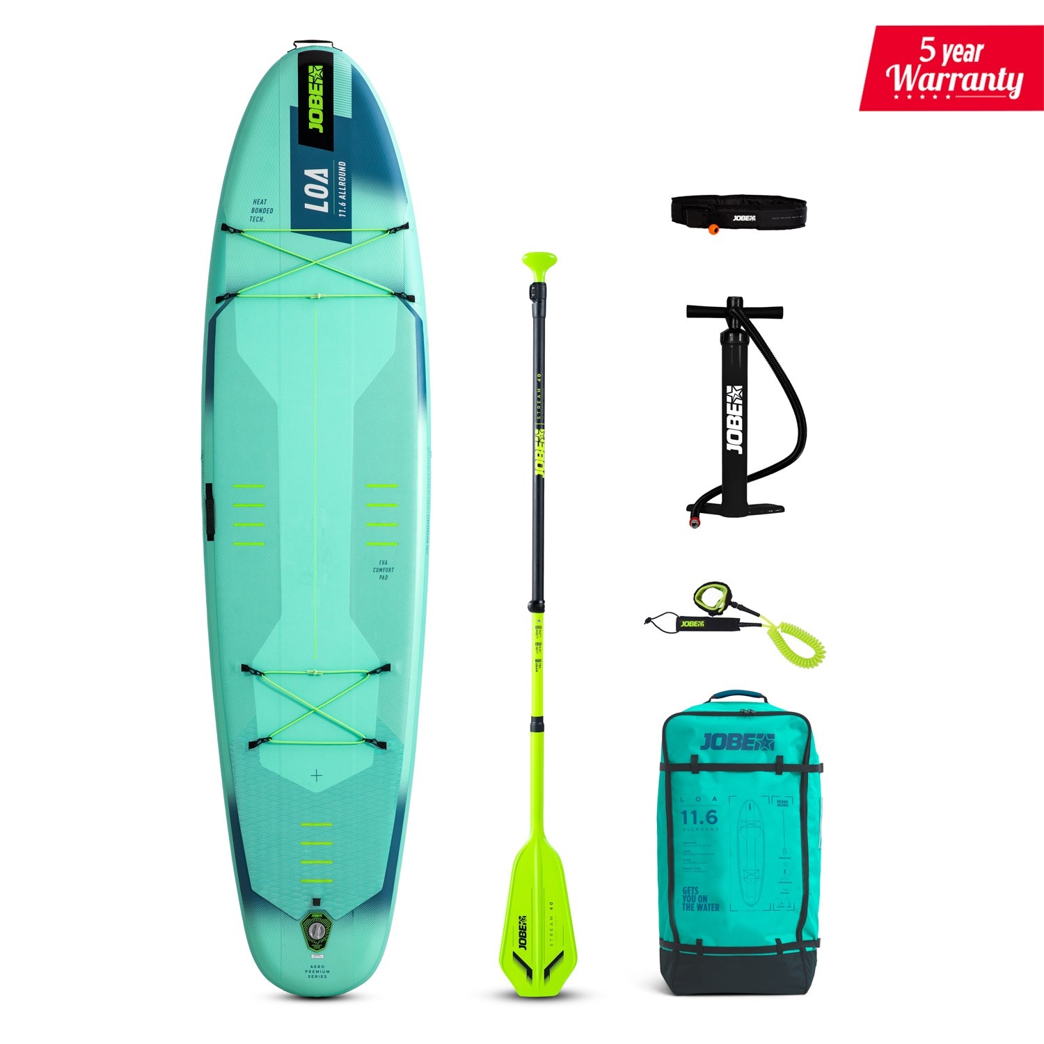 Jobe Aero Loa SUP Board 11.6 Package