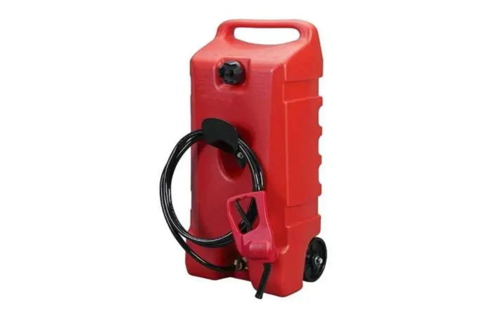 Mobiele Brandstoftank 57 Liter met Wielen – Inclusief Slang en Vulpistool