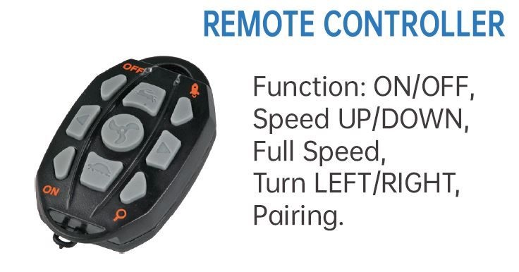 Haswing Cayman B55 Boegmotor - 12V - 55 LBS / 1.6 PK